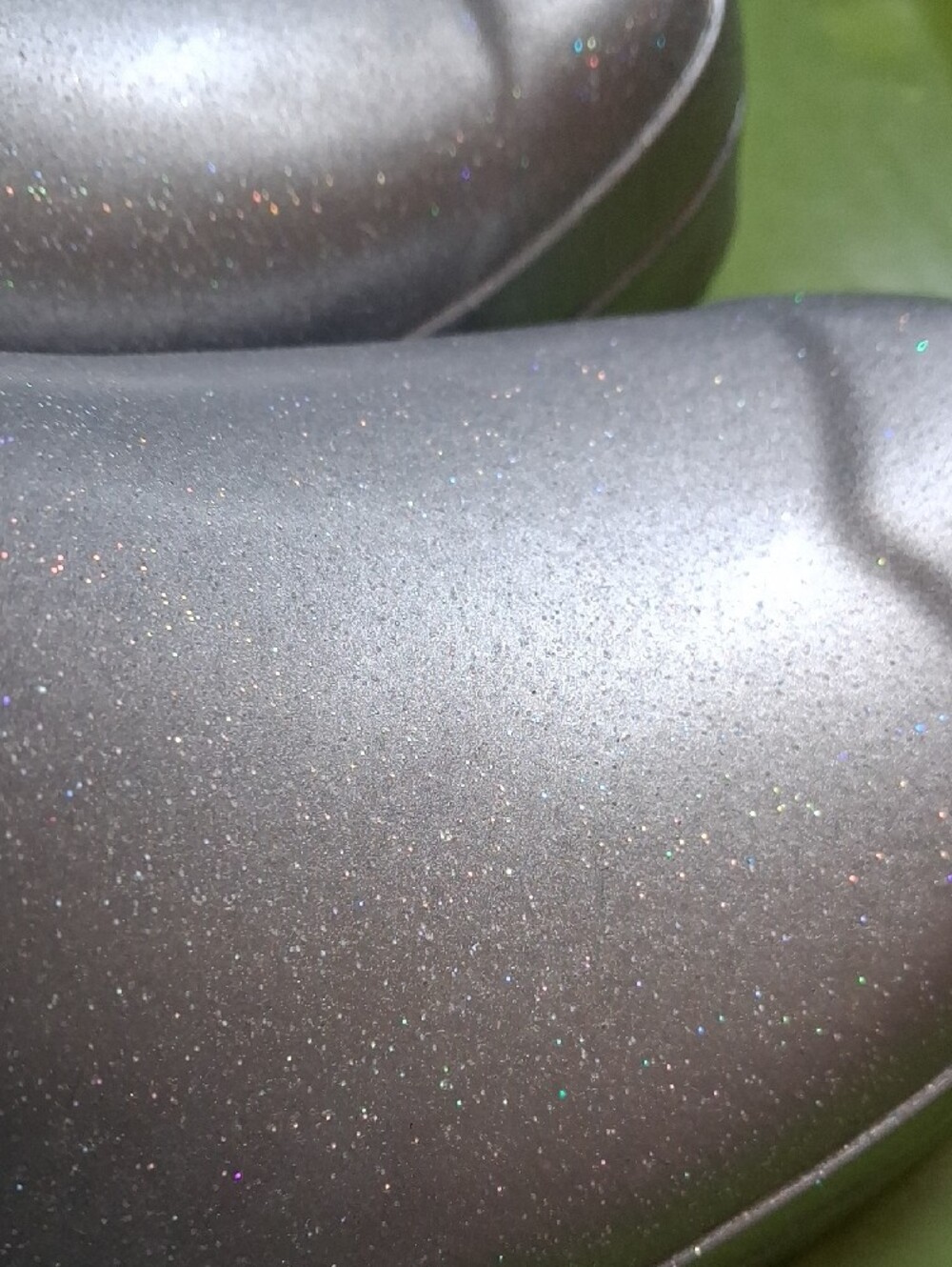 Hunter Womens Silver Sparkle Short Rain Boots - Picture 4 of 5